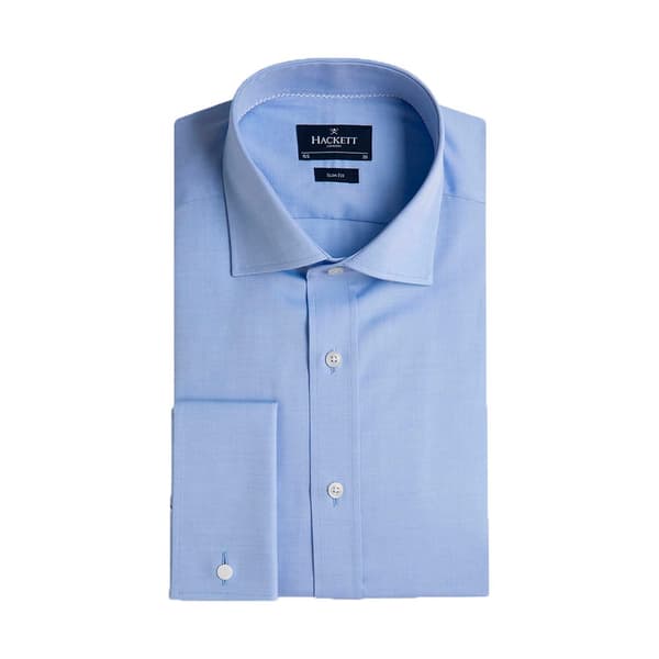 Hackett Pinpoint Dc Skjorta Med Långa ärmar Blå XL-2XL Man