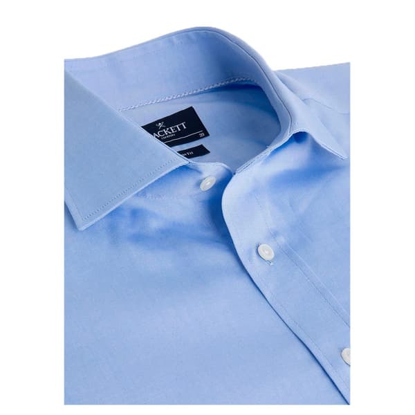 Hackett Pinpoint Dc Skjorta Med Långa ärmar Blå XL-2XL Man