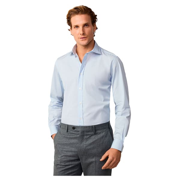 FaÇonnable Fm301925 Skjorte Med Lange ærmer Blå 2XL Mand