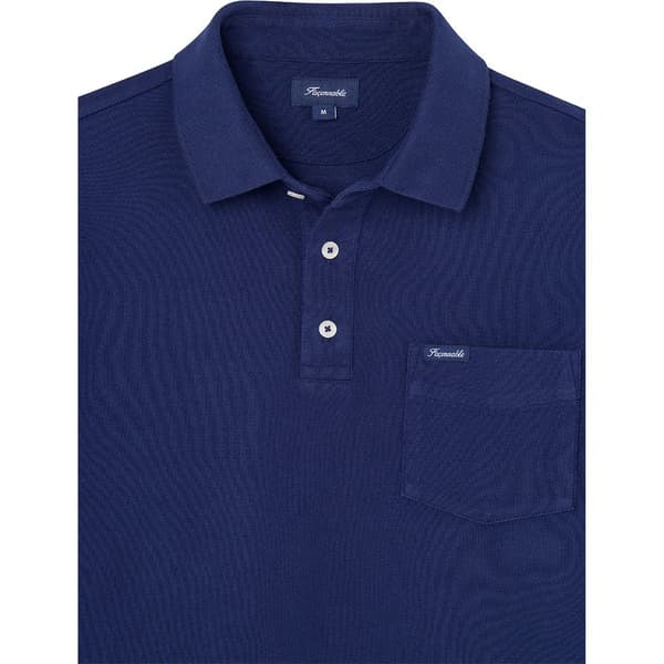 FaÇonnable Fm540486 Pikétröja Med Lång ärm Blå XL Man