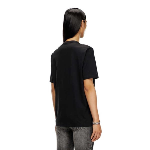 Diesel T Adjust Microdiv T-shirt Med Korta ärmar Svart XS Man