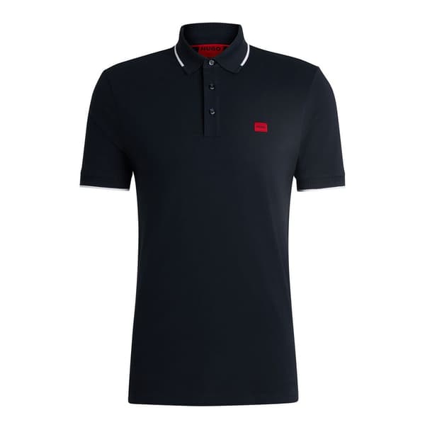 Hugo Deresino232 10231467 01 Kortärmad Polotröja Blå 2XL Man