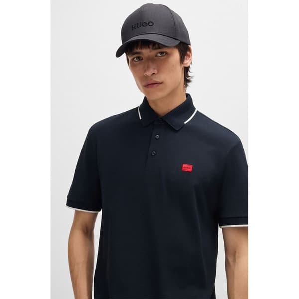 Hugo Deresino232 10231467 01 Kortärmad Polotröja Blå 2XL Man
