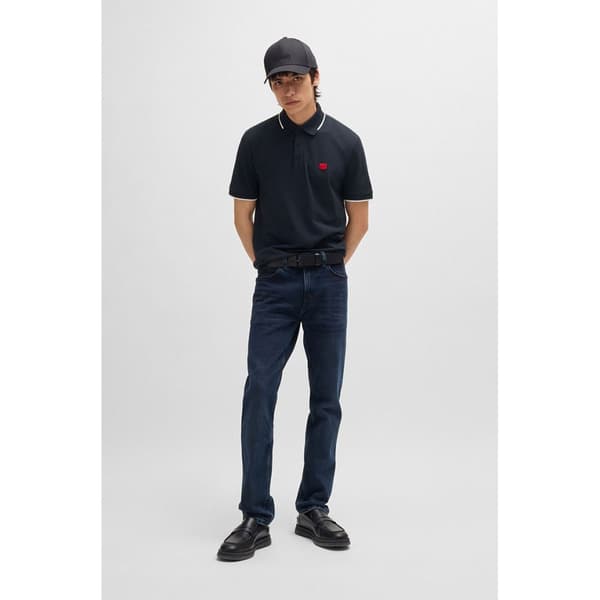 Hugo Deresino232 10231467 01 Kortärmad Polotröja Blå 2XL Man