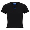 Miniatyrbillede 3 af 5: Hugo Baby 01 T-shirt Med Korte ærmer Sort S Kvinde
