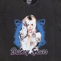 Miniatyrbild 2 av 3: Britney Spears Airbrushed Photo Stone Wash T Shirt