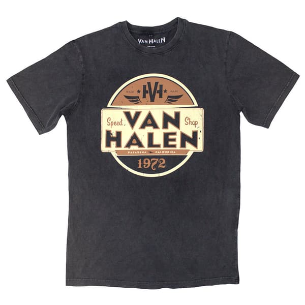 Van Halen Speed Shop Stone Wash T Shirt