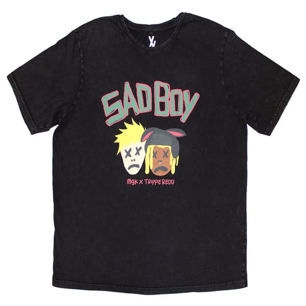 Machine Gun Kelly Sad Boy Stone Wash T Shirt