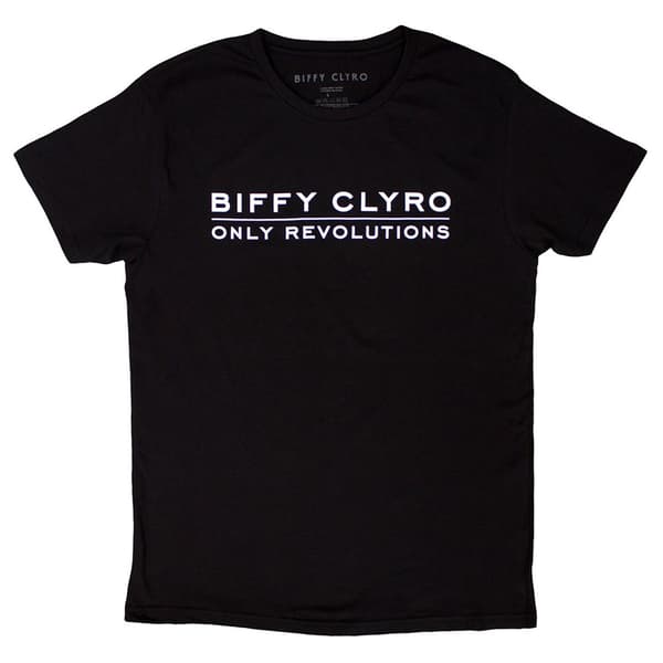Biffy Clyro Only Revolutions T Shirt Black XL