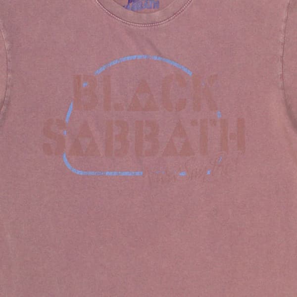 Black Sabbath Never Say Die Stone Wash T Shirt