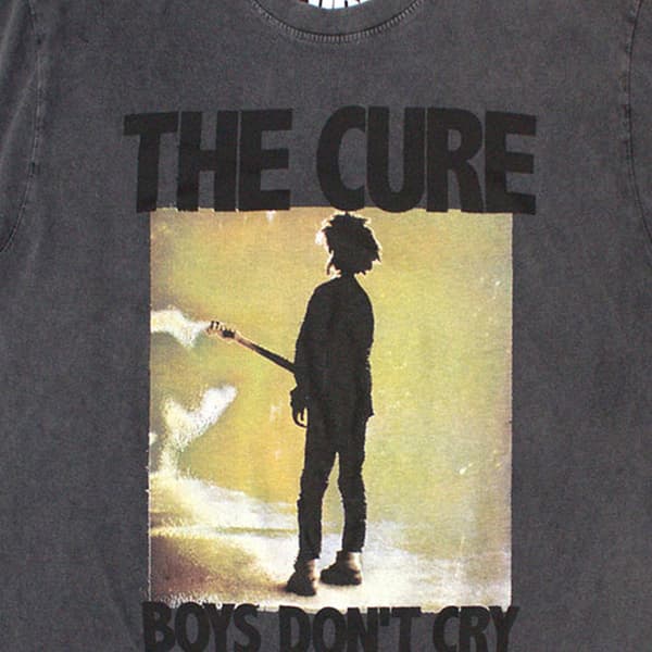 The Cure Boys Dont Cry Box Stone Wash T Shirt