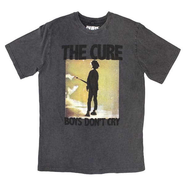 The Cure Boys Dont Cry Box Stone Wash T Shirt