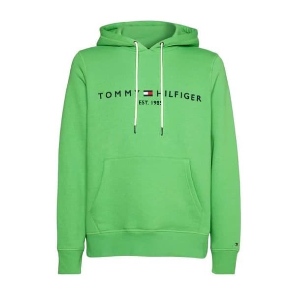 Tommy Hilfiger Logo Hoody Sweatshirt Gröna män