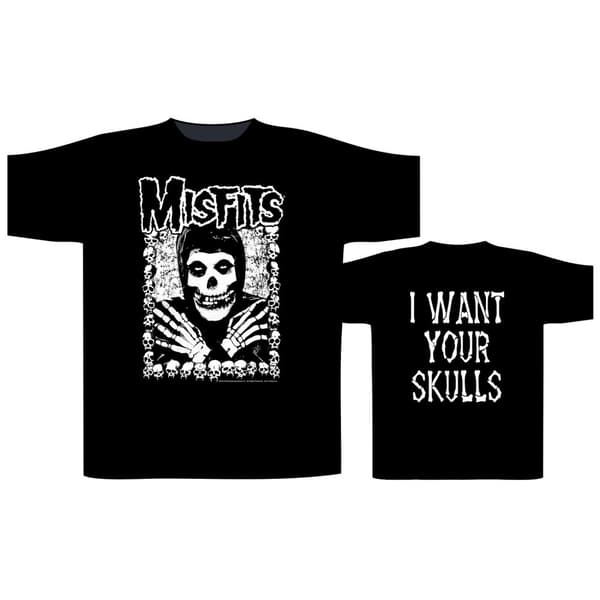 MISFITS  T-SHIRT - I WANT YOUR SKULLS XX-Large
