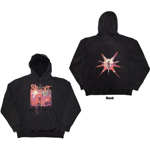 Slipknot Unisex Pullover Hoodie: The End, So Far Barcode (Back Print & Wash Collection) (Medium)