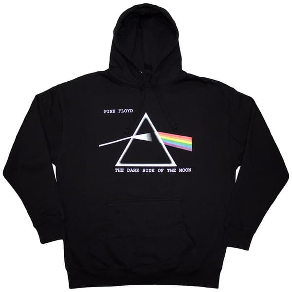 Pink Floyd Unisex Pullover Hoodie: Dark Side of the Moon Courier (Medium)