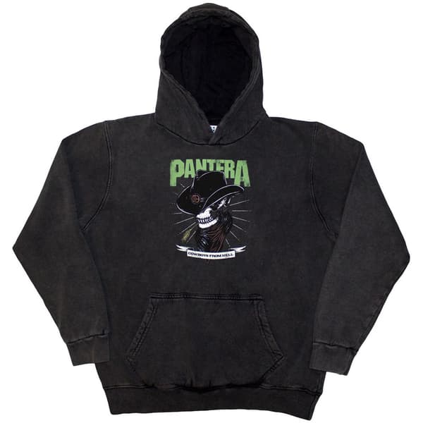 Pantera Unisex Pullover Hoodie: Skeleton Cowboy (Wash Collection) (XX-Large)