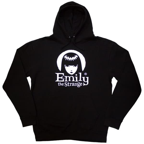 Emily The Strange Unisex Pullover Hoodie: Halo Logo (X-Large)