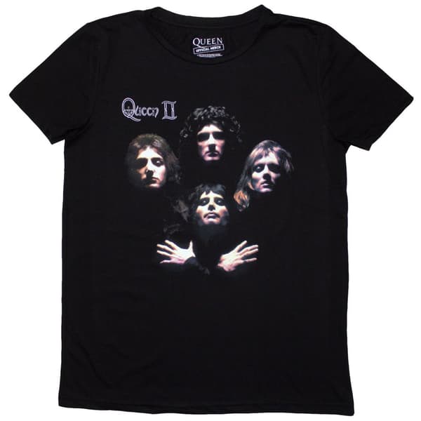 Queen Ladies T-Shirt: Bo Rhap Classic (Small)