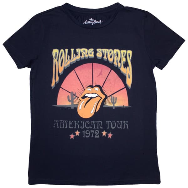 The Rolling Stones Ladies T-Shirt: Desert '72 (Small)