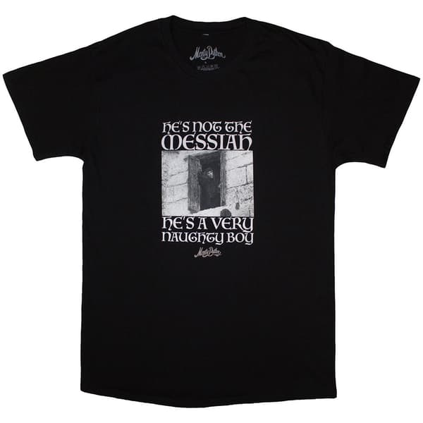 Monty Python Unisex T-Shirt: Naughty Boy (Large)