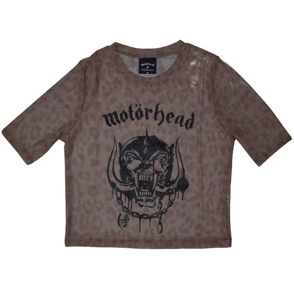 Motorhead Ladies Crop Top: Warpig (Mesh) (XX-Small)