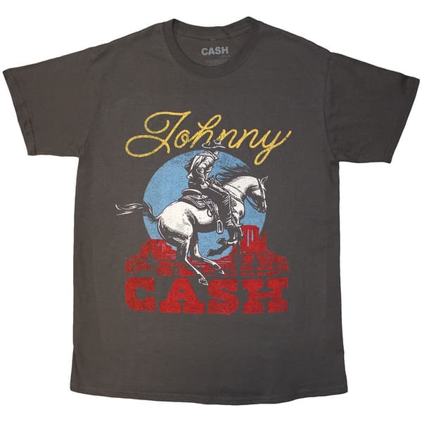 Johnny Cash Unisex T-Shirt: Gallop (X-Large)