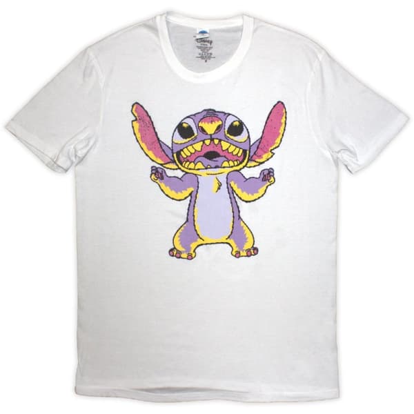 Lilo & Stitch Unisex T-Shirt: Purple Stitch (XX-Large)