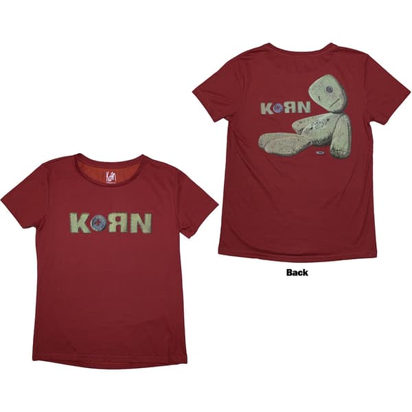 Korn Ladies T-Shirt: Doll Issues (Back Print) (Small)