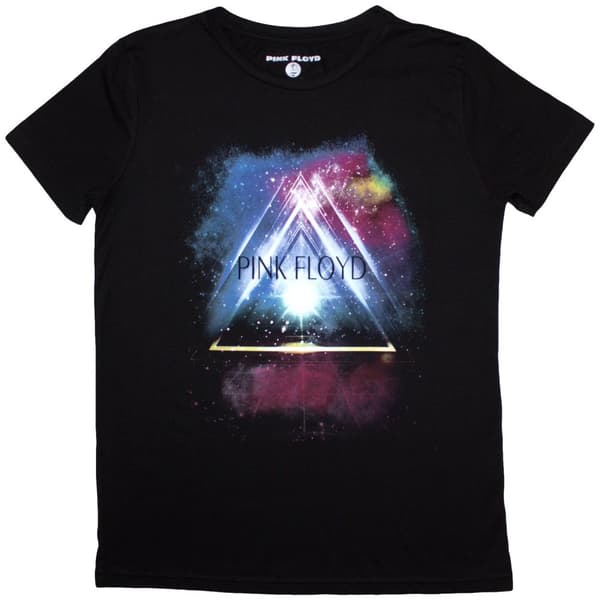 Pink Floyd Ladies T-Shirt: Space Prism (Large)