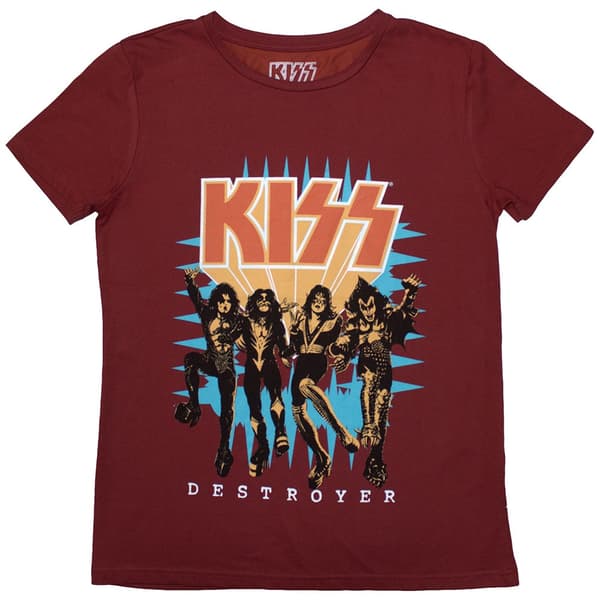 KISS Ladies T-Shirt: Destroyer 3D Logo (XX-Large)