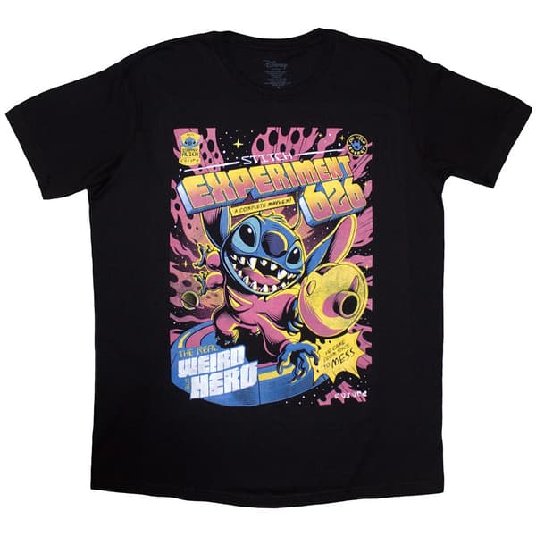 Lilo & Stitch Unisex T-Shirt: Experiment 626 (Large)