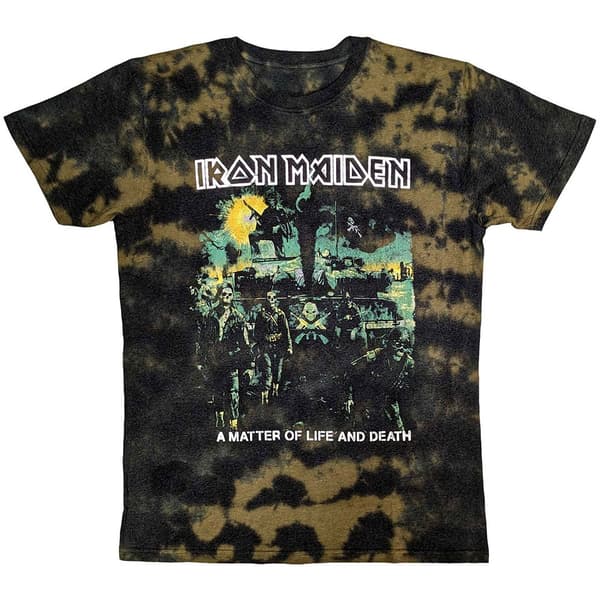 Iron Maiden Unisex T-Shirt: A Matter Of Life & Death (Wash Collection) (X-Large)