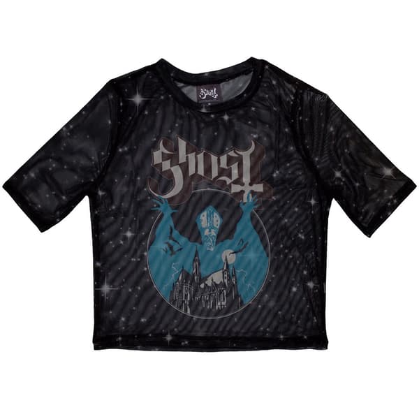 Ghost Ladies Crop Top: Opus (Mesh) (XX-Small)