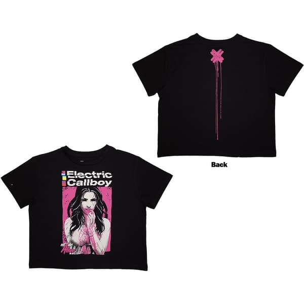Electric Callboy Ladies Crop Top: Eat Me Alive (Back Print) (X-Large)