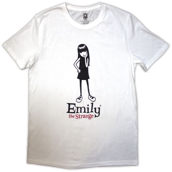 Emily The Strange Unisex T-Shirt: Emily Poses (Large)