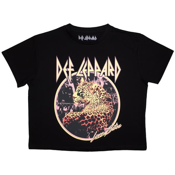 Def Leppard Ladies Crop Top: Love Bites (Small)