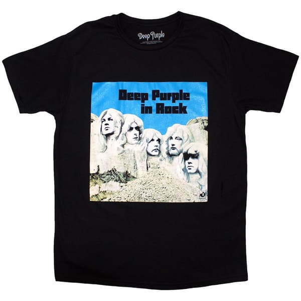 Deep Purple Unisex T-Shirt: In Rock (Large)