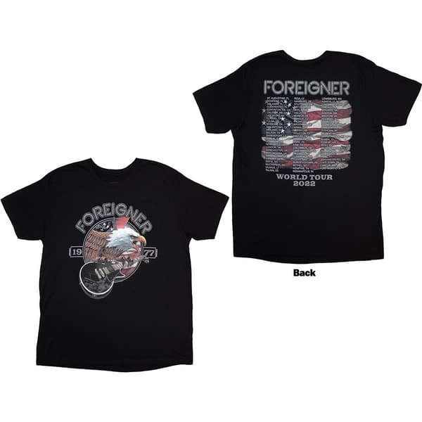 Foreigner Unisex T-Shirt: Eagle (XX-Large)