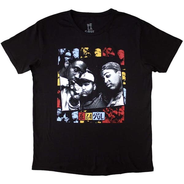 De La Soul Unisex T-Shirt: Collage (Large)