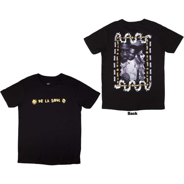 De La Soul Unisex T-Shirt: Mono Group (Back Print) (Medium)