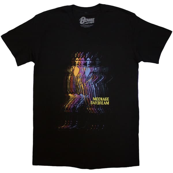 David Bowie Unisex T-Shirt: Moonage Multi Davids (XX-Large)