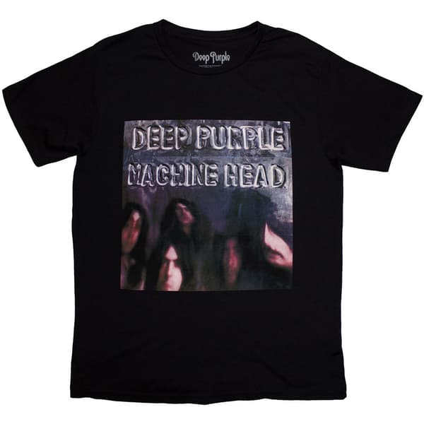 Deep Purple Unisex T-Shirt: Machine Head Album Cover (Large)
