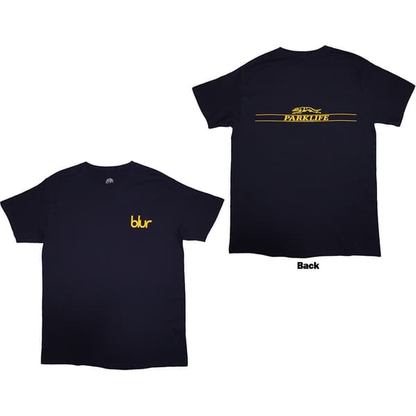 Blur Unisex T-Shirt: Parklife Back (Back Print Only) (Medium)