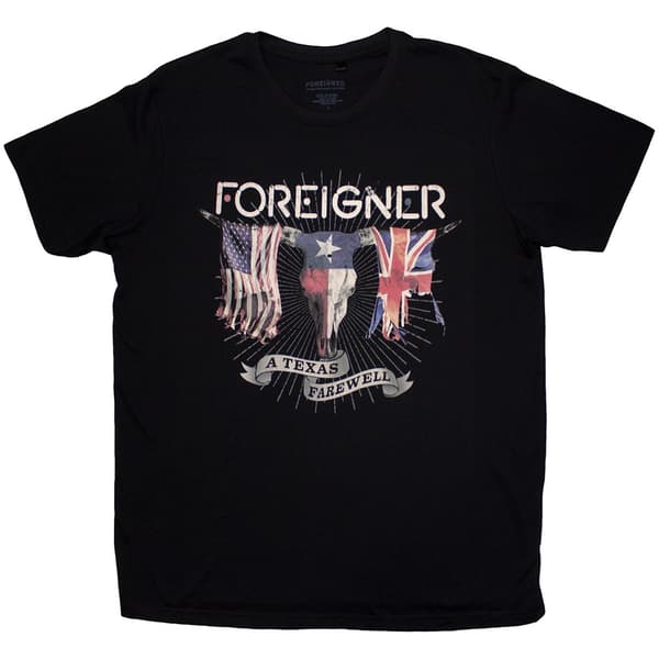 Foreigner Unisex T-Shirt: Texas Farewell (X-Large)