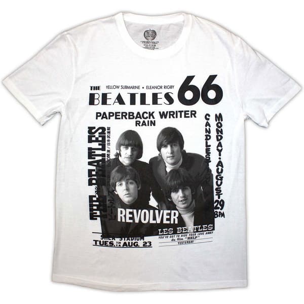 The Beatles Unisex T-Shirt: 1966 (Medium)