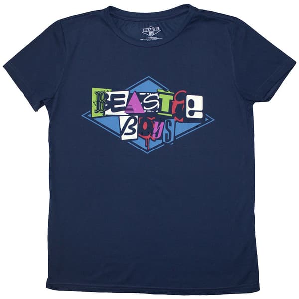 The Beastie Boys Ladies T-Shirt: Multicolour Logo (XX-Large)