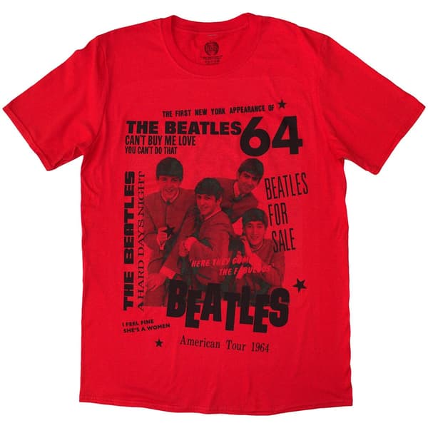 The Beatles Unisex T-Shirt: 1964 (Small)