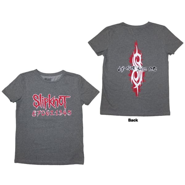Slipknot Ladies T-Shirt: Don't Ever Judge Me (Back Print) (XX-Large)