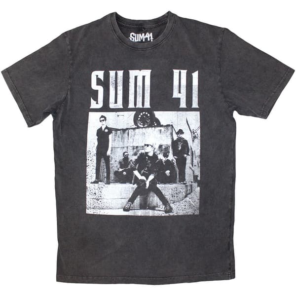 Sum 41 Unisex Stone Wash T-Shirt: Box Photo (X-Large)